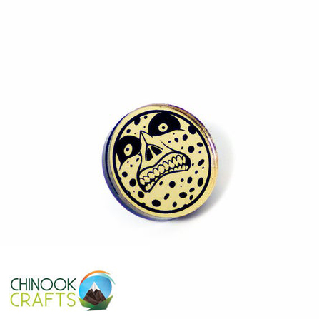 Épinglette (Pin) Zelda Majora's Mask Par Chinook Craft - La Lune