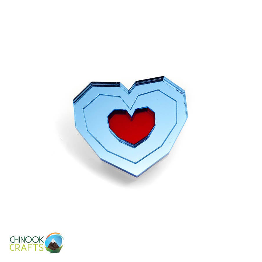 Épinglette (Pin) Legend Of Zelda Par Chinook Crafts - Heart Container