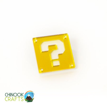 Épinglette (Pin) Super Mario Par Chinook Crafts - Bloc Mystère