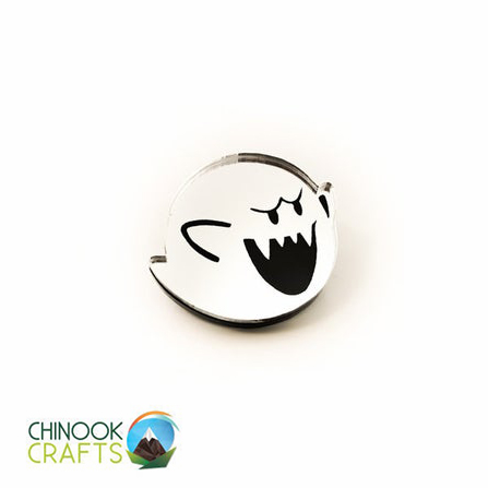 Épinglette (Pin) Super Mario Par Chinook Crafts - Boo