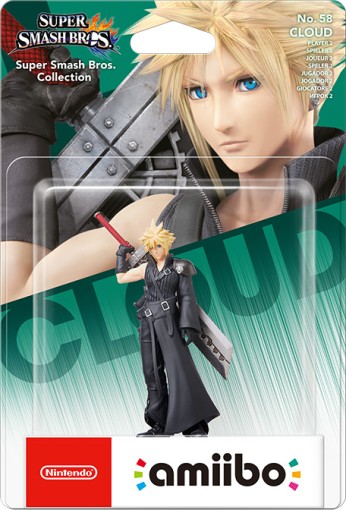 Figurine Amiibo Super Smash Bros - Cloud Player 2