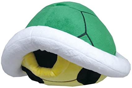 Coussin / Toutou Mario Kart - Carapace Verte 33 CM