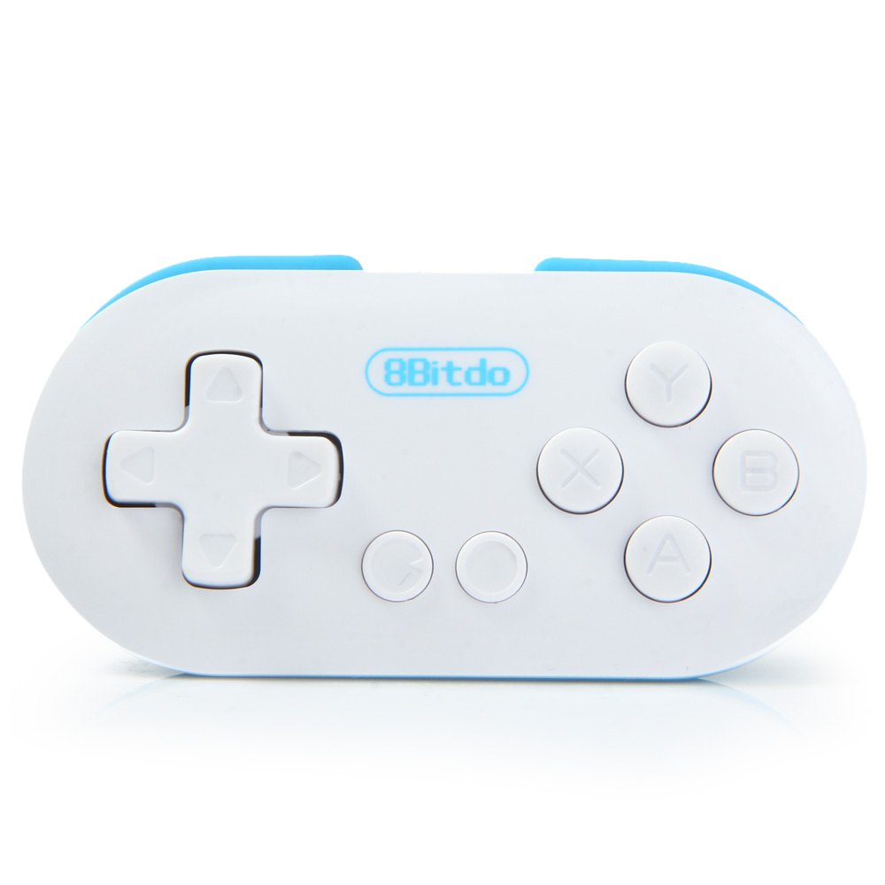 Manette 8Bitdo Zero Pour Android / IOS / Windows 10 Par 8Bitdo - Blanche / Turquoise