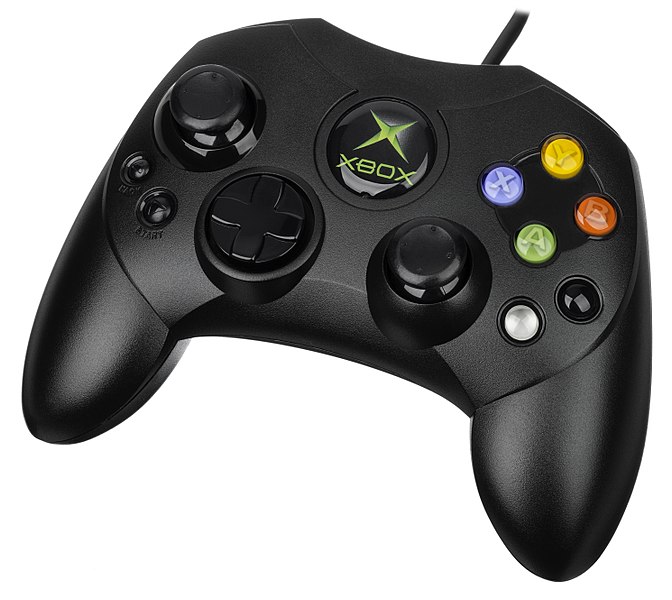 Manette Pour Xbox 1ère Génération Officielle Microsoft - Slim Noire