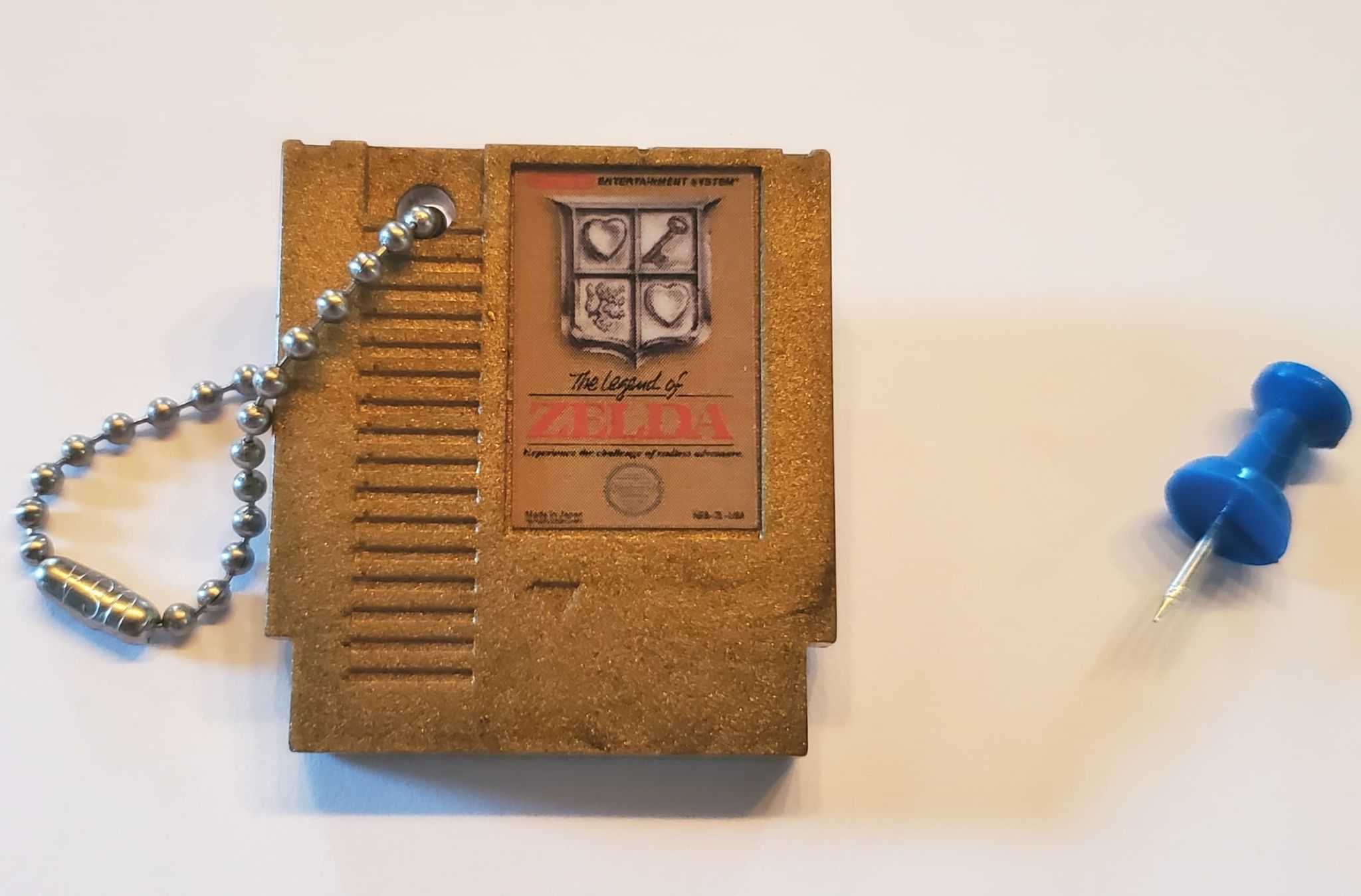Porte-Clé Mini-Cartouche de NES Par Chinook Crafts - The Legend of Zelda