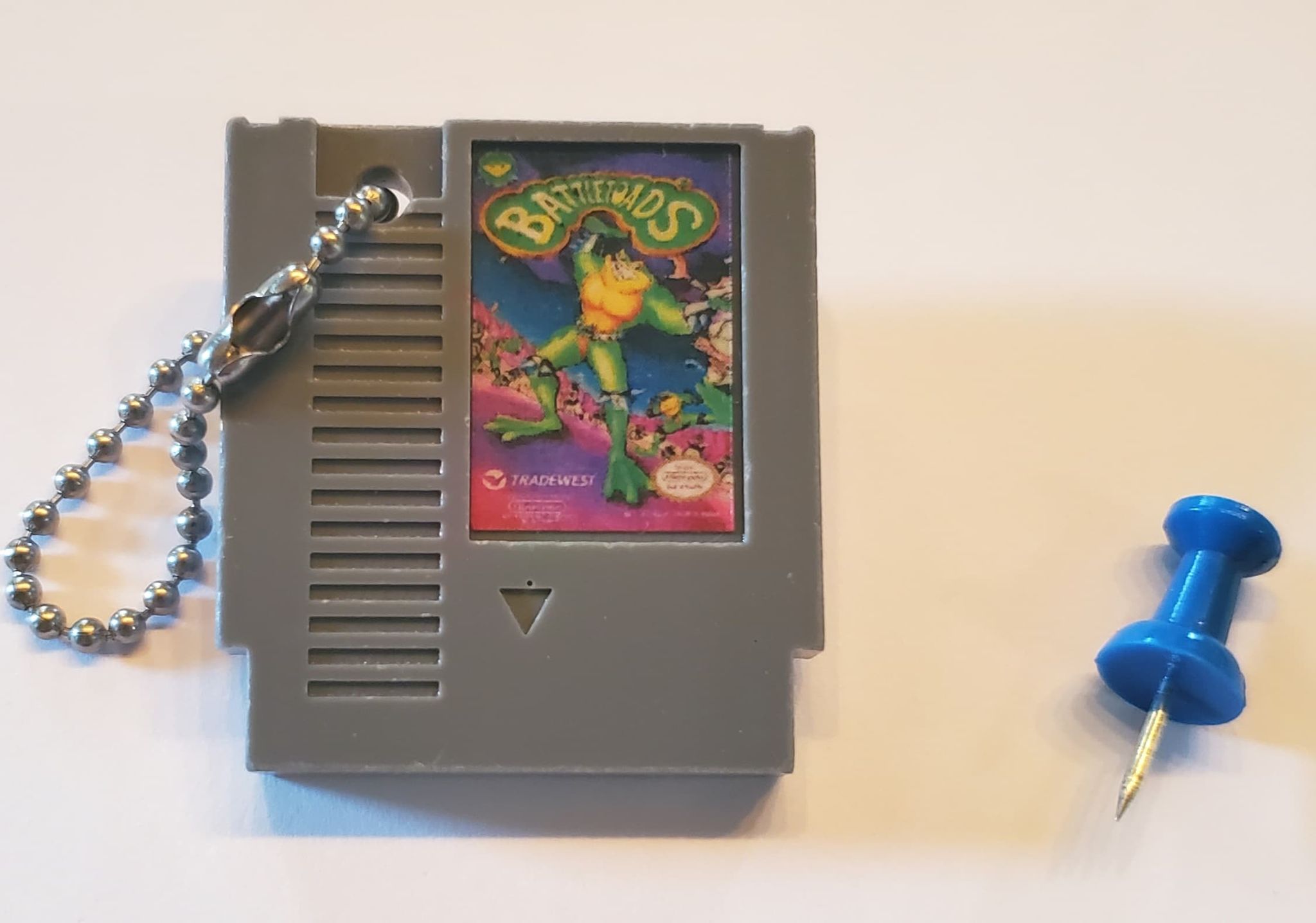 Porte-Clé Mini-Cartouche de NES Par Chinook Crafts - Battletoads