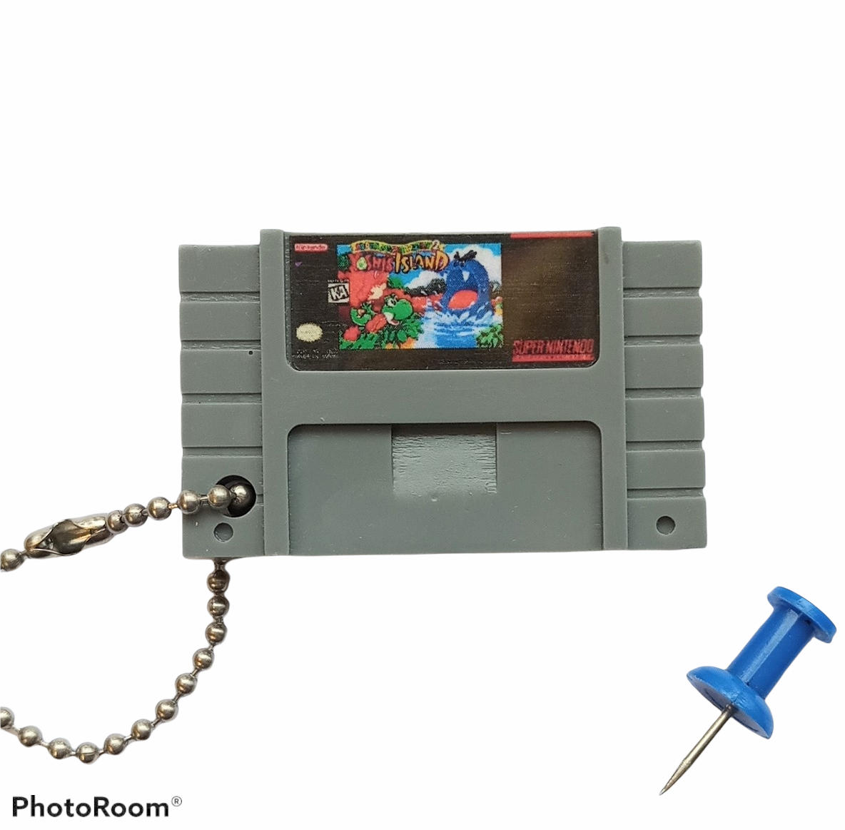 Porte-Clé Mini-Cartouche de SNES Par Chinook Crafts - Yoshi's Island