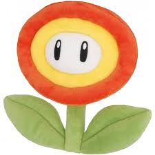 Toutou Super Mario par Sanei - Fleur de Feu 20 CM