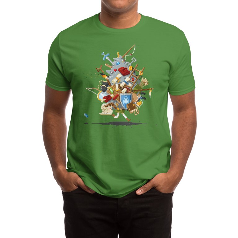 T-Shirt Threadless - It's Dangerous to go Alone! Take This