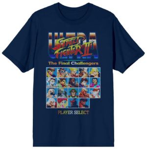 T-Shirt Ultra Street Fighter II Par Bioworld  - Character Select