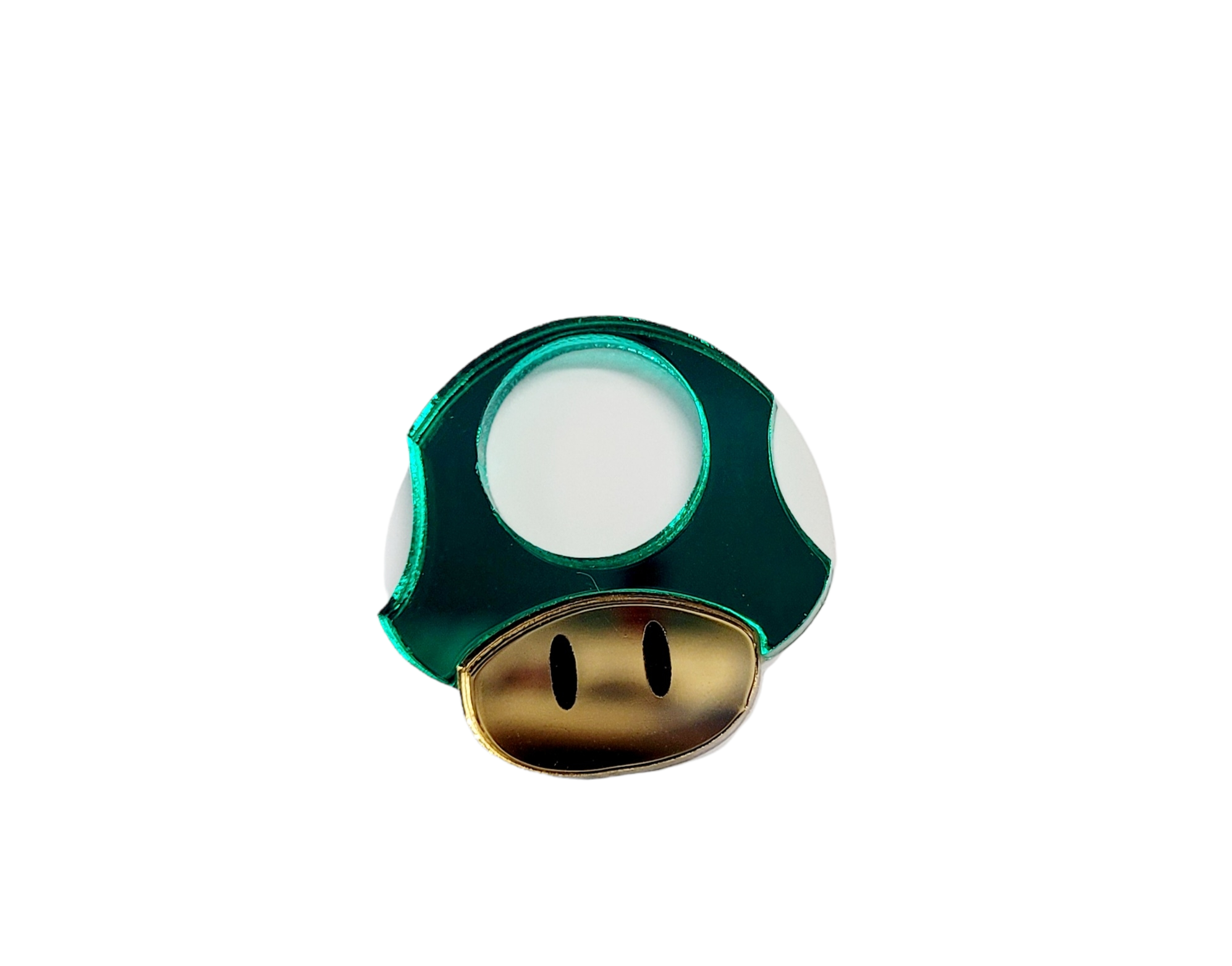 Épinglette (Pin) Super Mario Par Chinook Crafts - Champignon 1-UP Mushroom