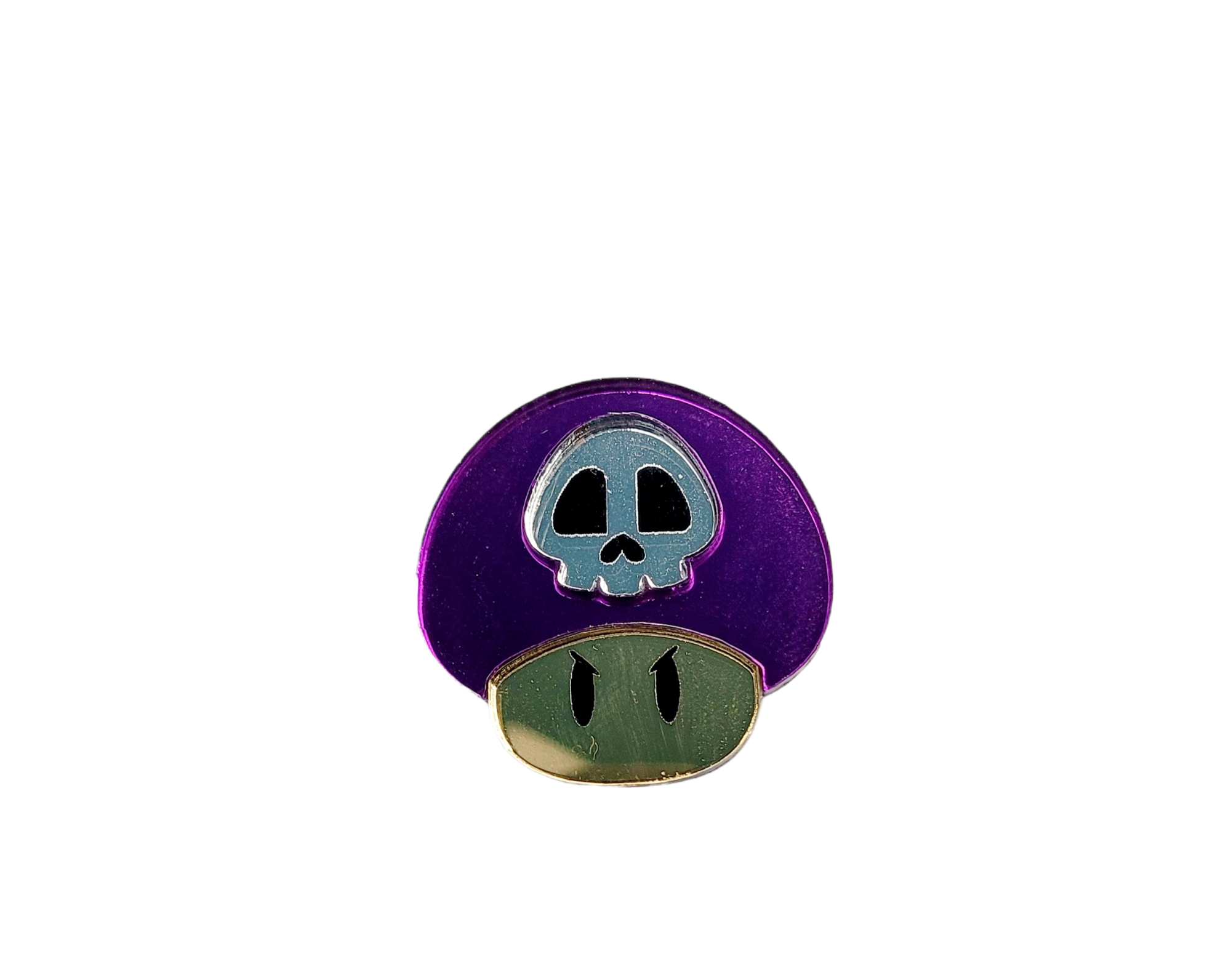 Épinglette (Pin) Super Mario Par Chinook Crafts - Champignon Poison Mushroom