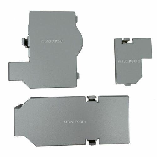 Paquet De 3 Couvercles de Remplacement pour Port Serial/Expansion Gamecube - Argent