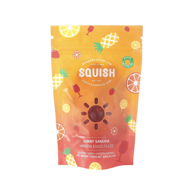 Jujubes Squish Vegan - Sangria Ensoleillée