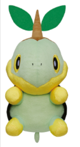 Toutou Pokemon Par Banpresto - Turtwig Assis 20 CM