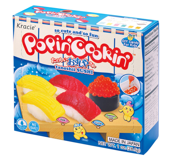 Bonbons à Faire Soi-Même Popin'Cookin' Par Kracie - Sushi Kit