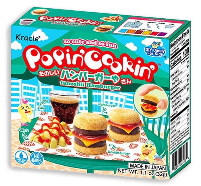 Bonbons à Faire Soi-Même Popin'Cookin' Par Kracie - Tanoshii Hamburger