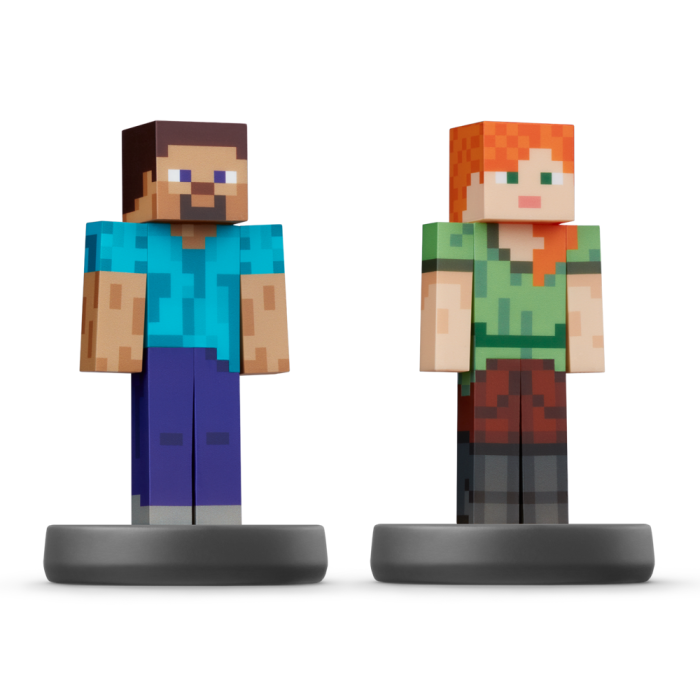Figurine Amiibo Super Smash Bros - Steve & Alex
