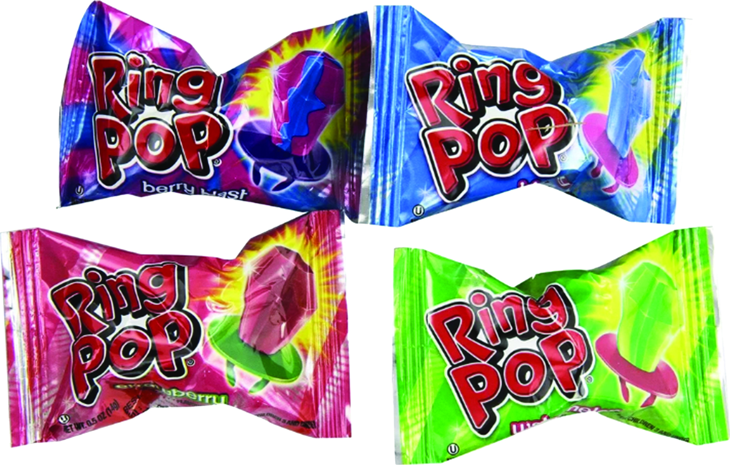 Bonbon Suçon Ring Pop - (Saveur Au Hasard) 14G