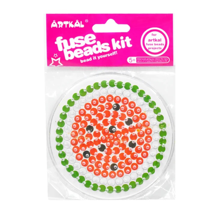 Plaque Ronde Artkal (Pegboard) Transparente De 8.5 cm Pour Perles De Taille Midi 5mm à Fusionner