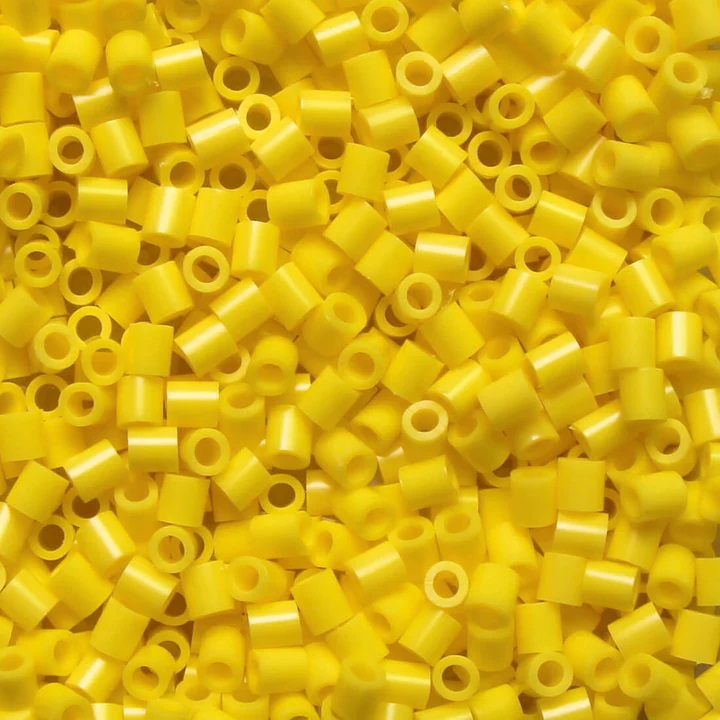 Perles à Fusionner Artkal Taille Midi 5 mm Série S (Sacs de 1000 perles) - Couleur S14 Jaune