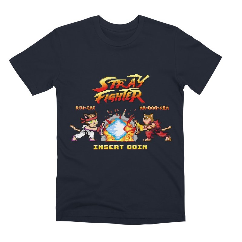T-Shirt Threadless - Stray Fighter (Marine)