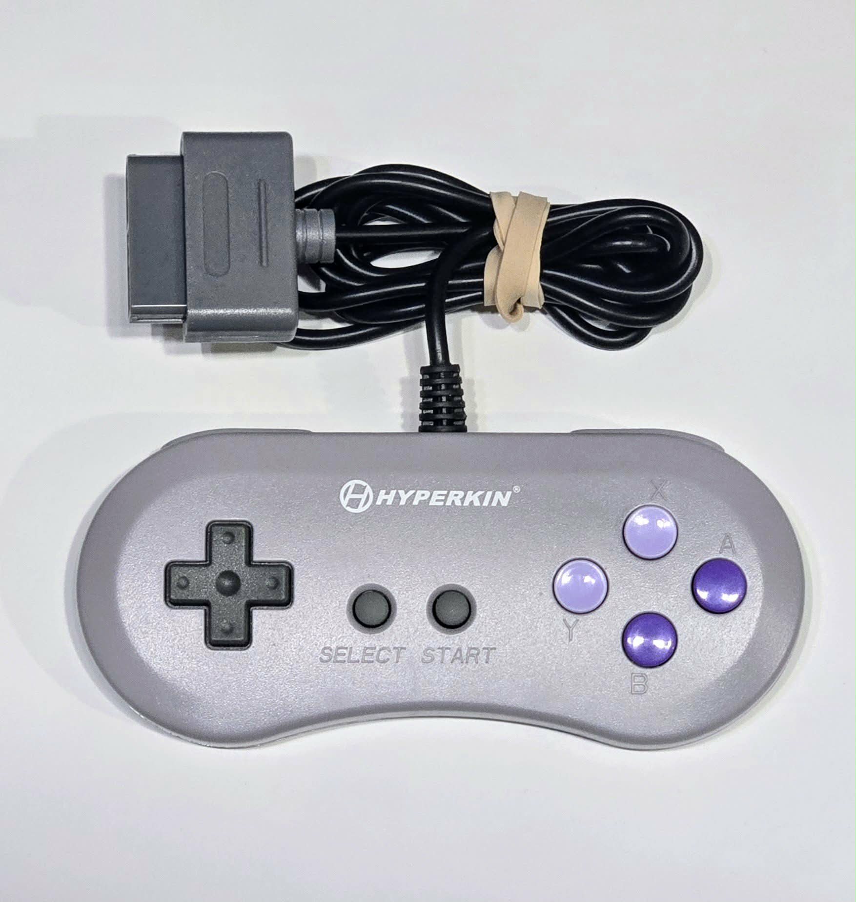Manette Pour SNES / Super NES Par Hyperkin - Grise