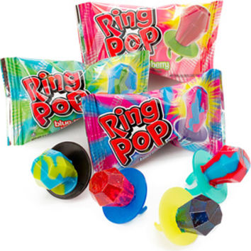 Bonbon Suçon Ring Pop Twisted Par Topps - Saveur Au Hasard (14G)