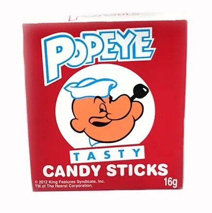 Bonbons En Bâton Popeye (16G)