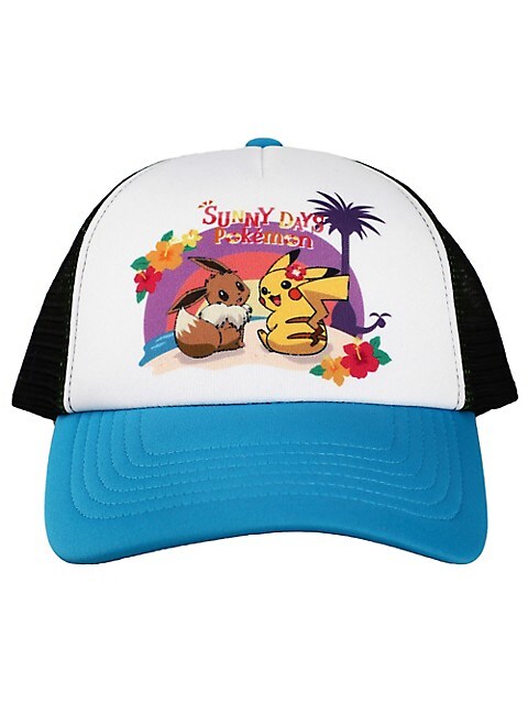 Casquette Ajustable Sunny Days Pokemon Par Bioworld - Pikachu Et Eevee