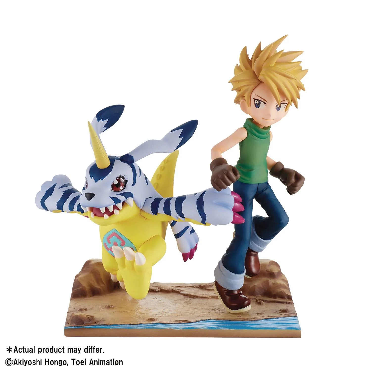 Figurine Digimon Adventures Par Banpresto - Yamato & Gabumon 15 CM