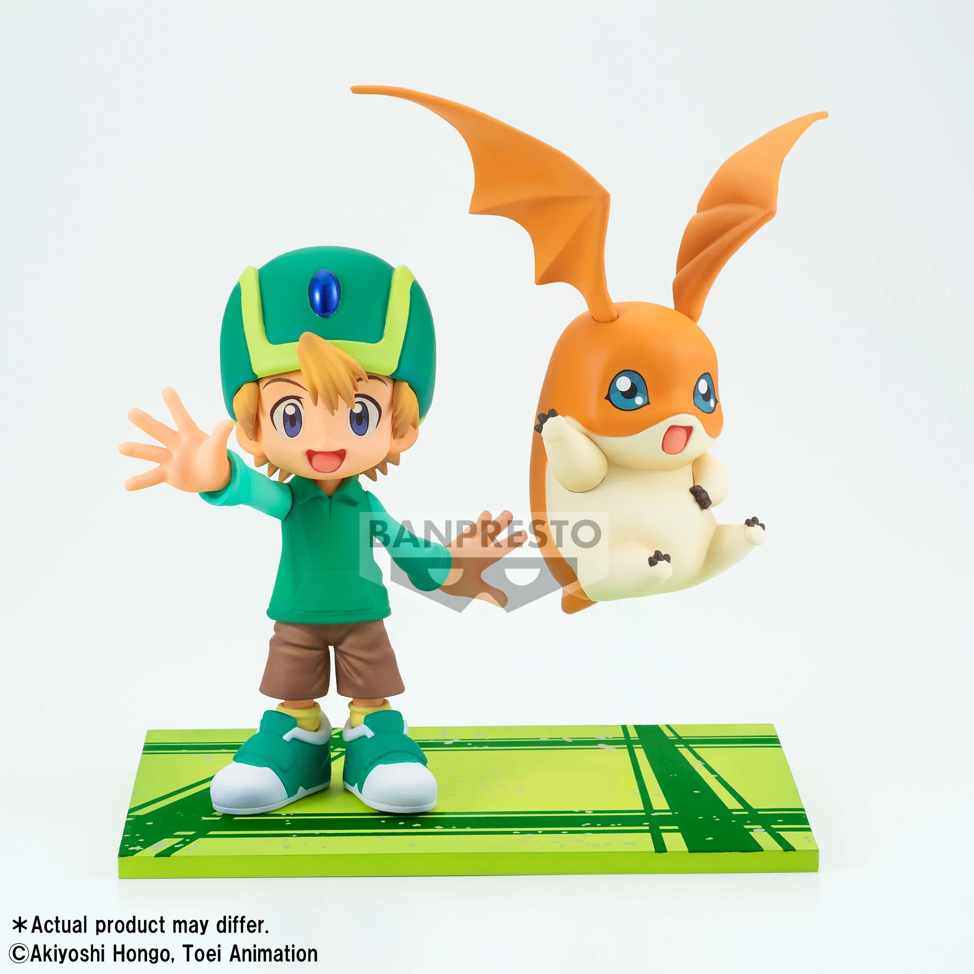 Figurine Digimon Adventures Par Banpresto - Takeru & Patamon 15 CM