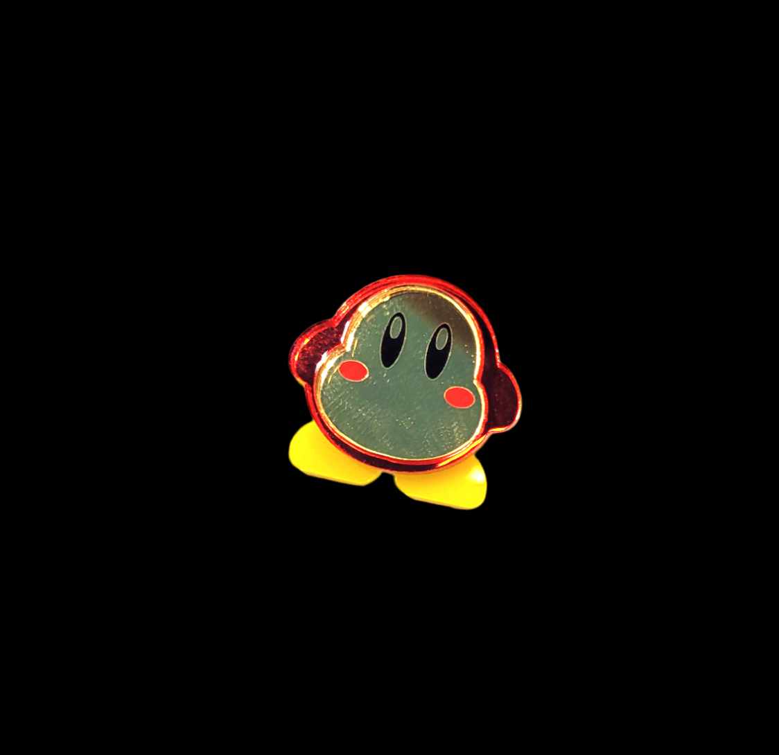 Épinglette (Pin) Kirby Par Chinook Crafts - WaddleDee