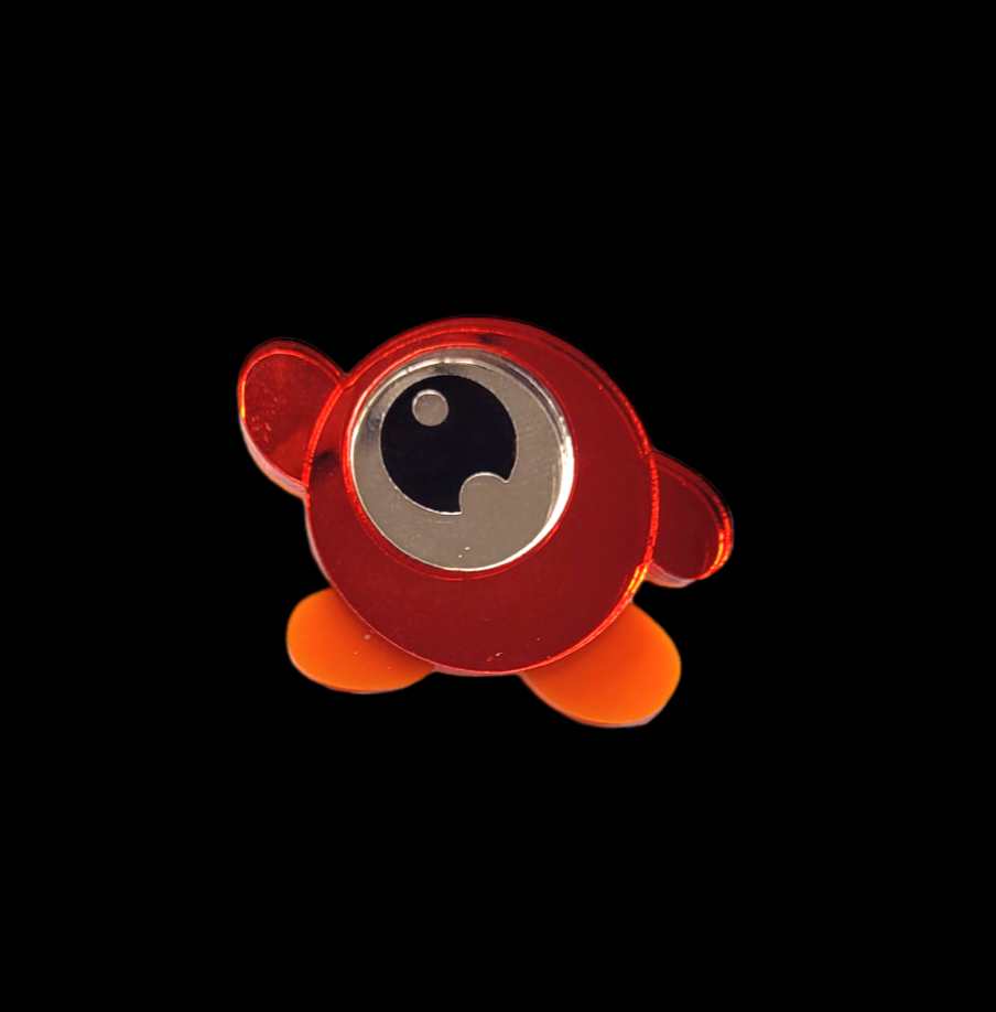 Épinglette (Pin) Kirby Par Chinook Crafts - WaddleDoo