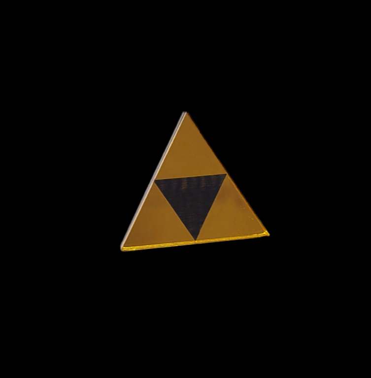 Épinglette (Pin) Legend Of Zelda Par Chinook Crafts - Triforce