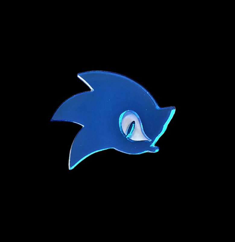 Épinglette (Pin) Sonic The HedgeHog Par Chinook Crafts - Sonic