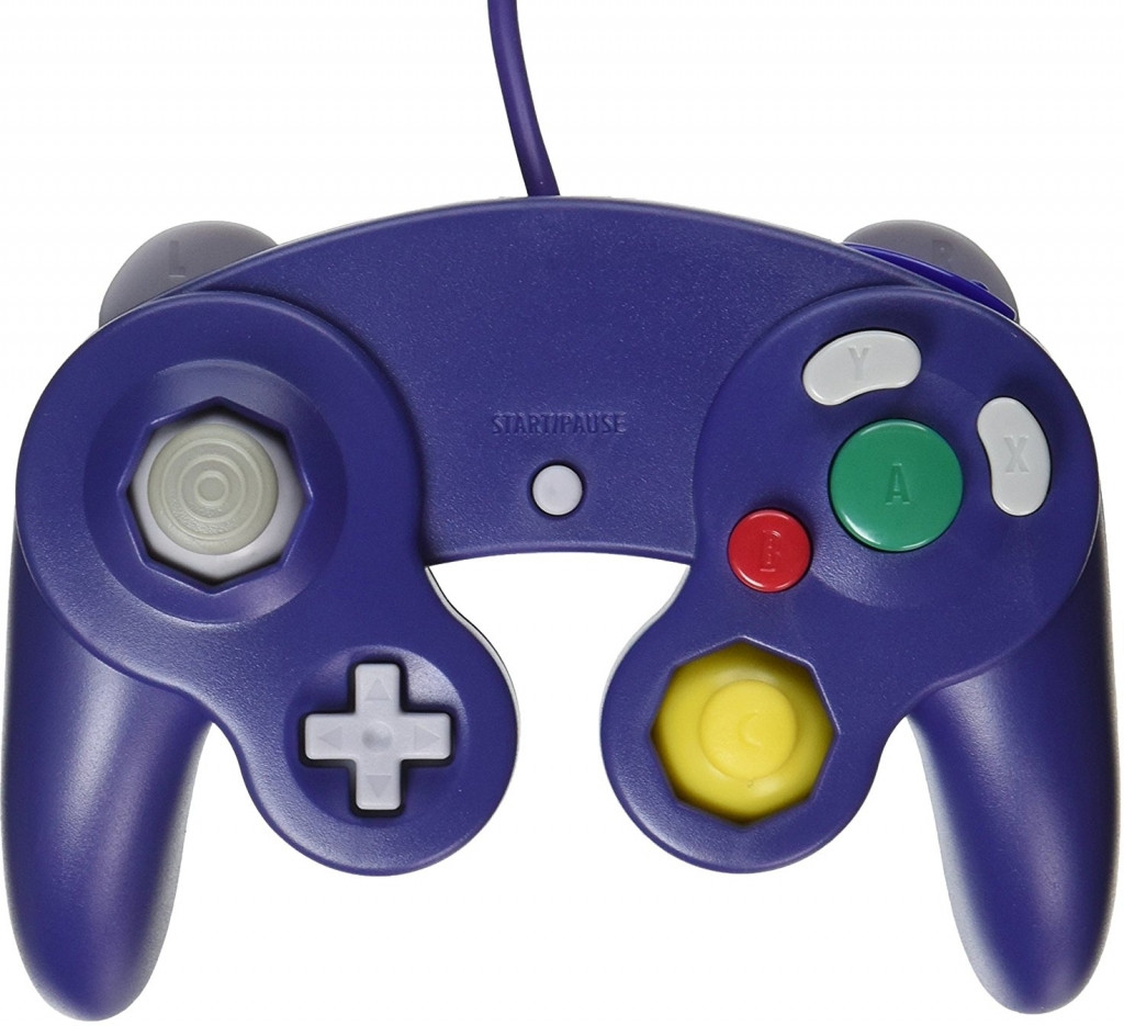 Manette Gamecube Par Teknogame - Mauve