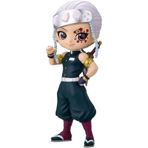 Figurine Q Posket Demon Slayer Par BanPresto - Tengen Uzui Ver.A 15 CM