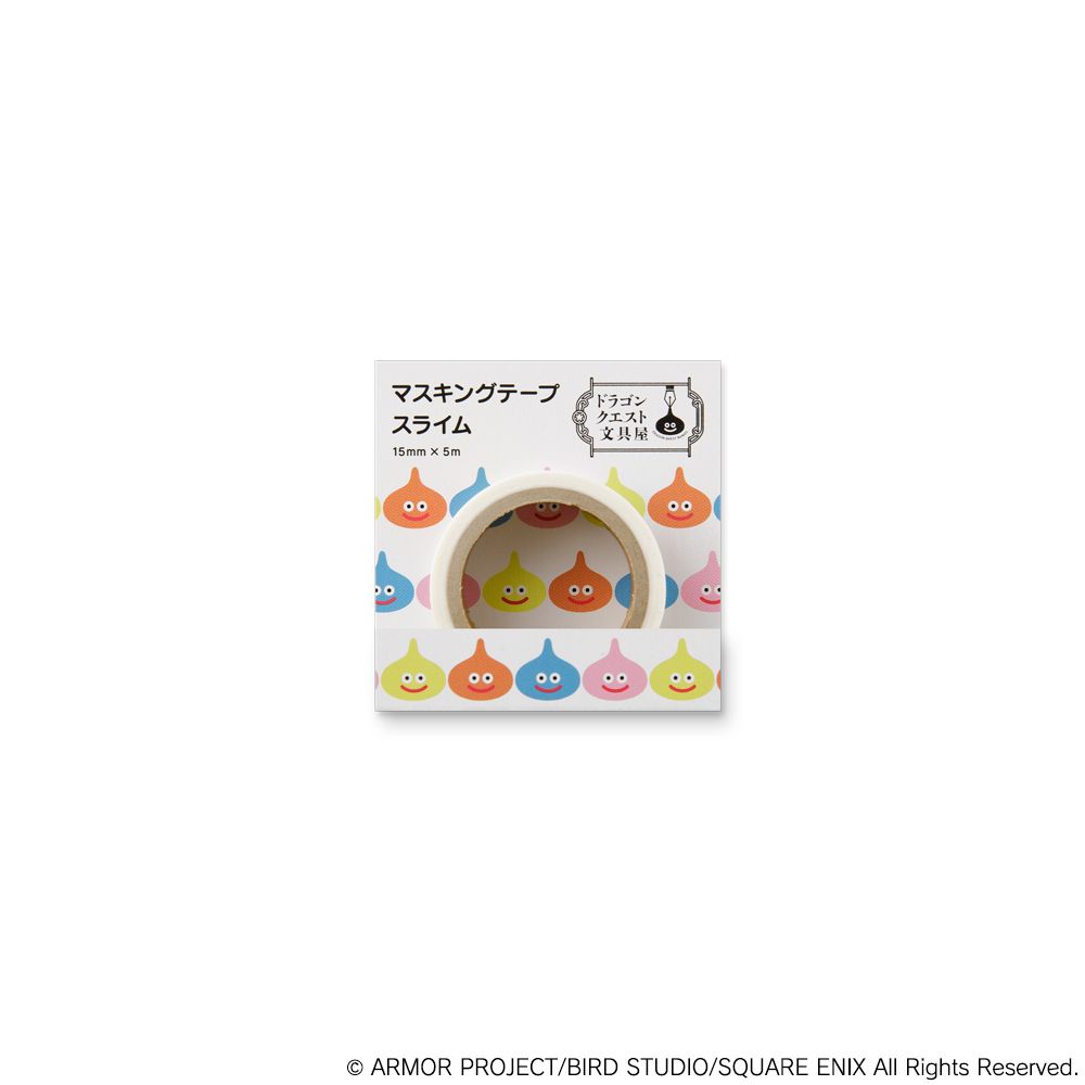 Ruban Adhésif Dragon Quest Bungu Par Square Enix - Slime Multicolores