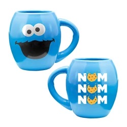 Tasse (Mug) Sesame Street Par Vandor - Cookie Monster Nom Nom Nom 18 OZ