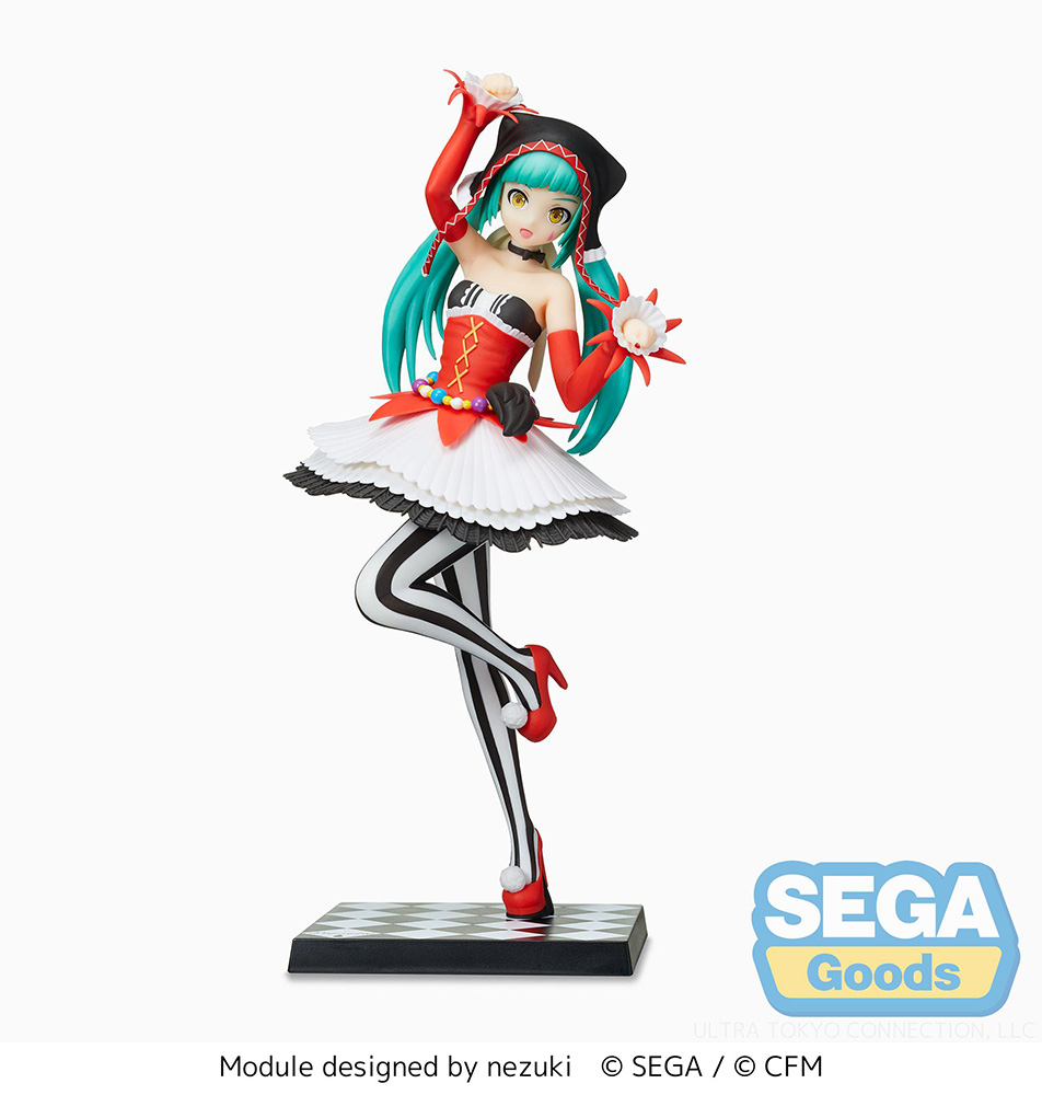 Figurine SPM Hatsune Miku Project Diva Arcade Future Tone Par Sega - Miku Pierretta  23 CM