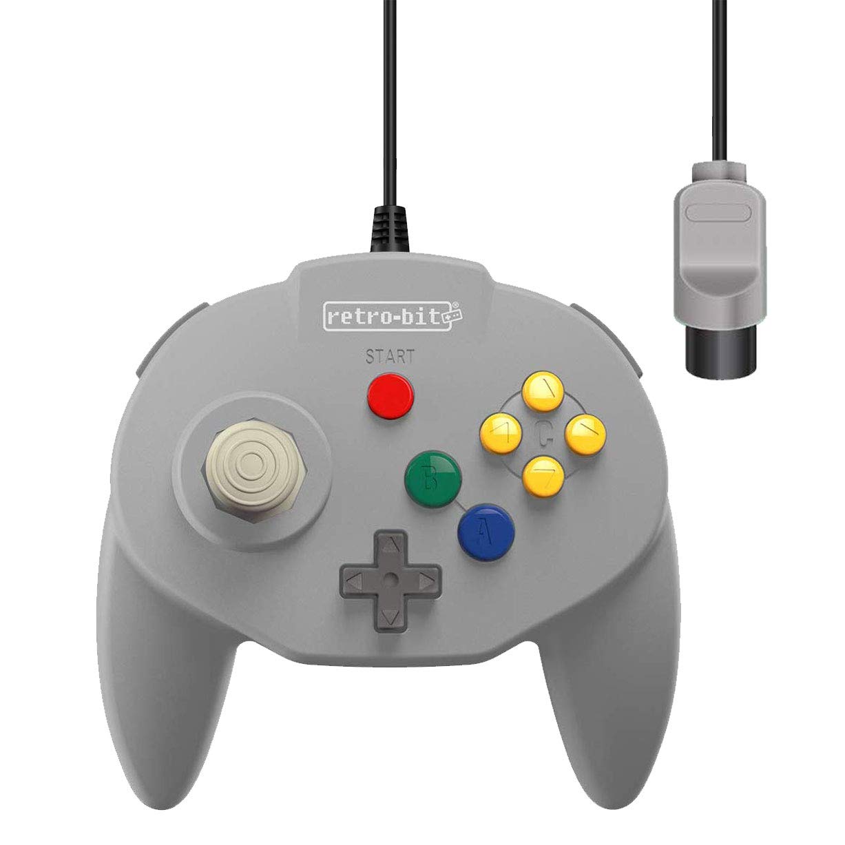 Manette Tribute Sans Fil Pour Nintendo 64 / N64 / Switch Par Retro-Bit - Grise