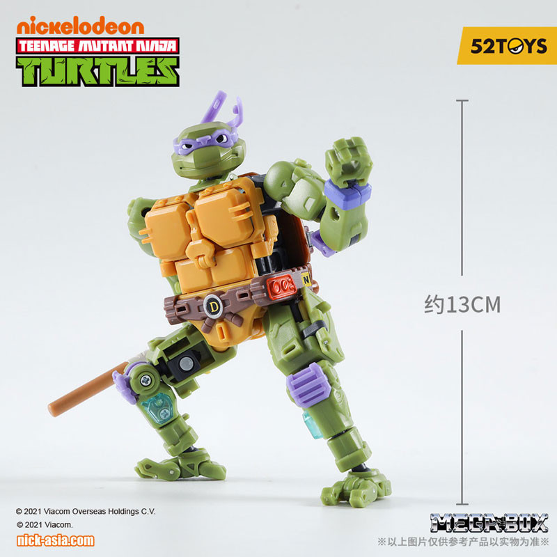 Figurine MegaBox TMNT MB-20 Par 52Toys - Donatello 13 CM
