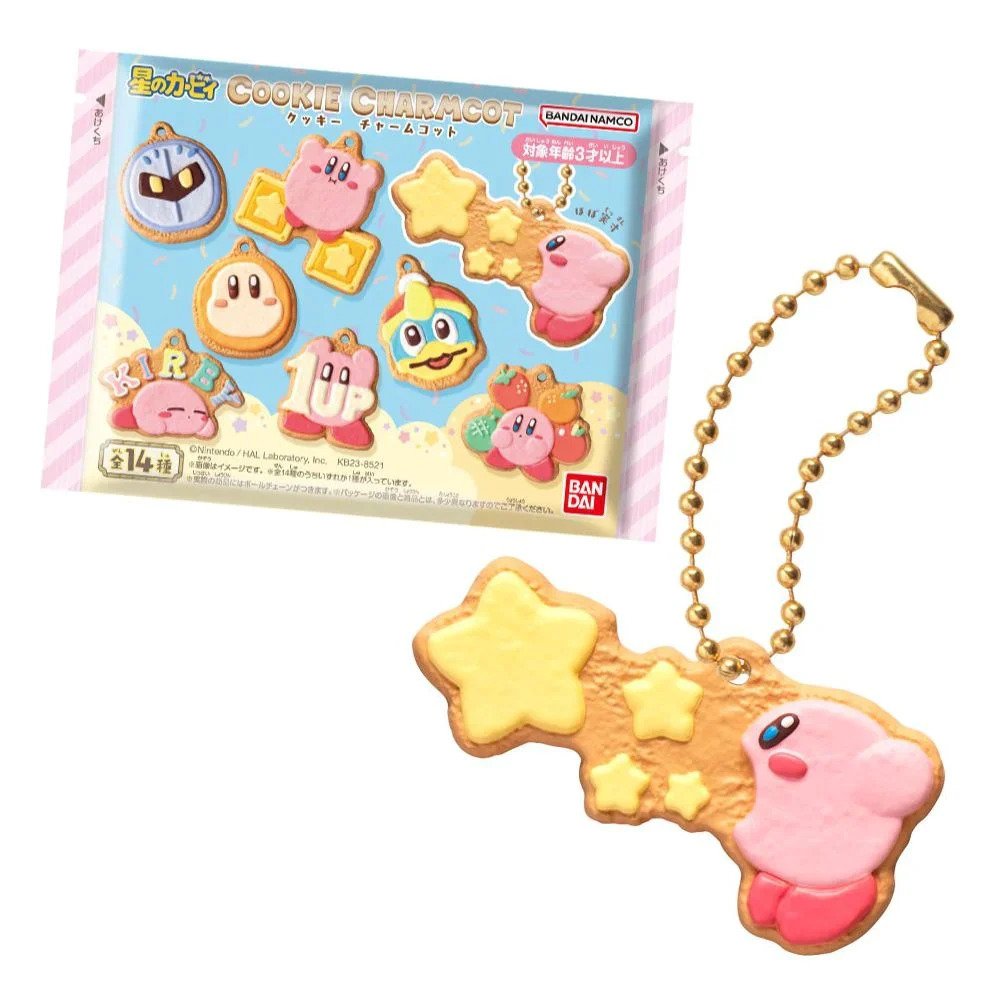 Sachet Mystère Kirby's Dream Land Cookie Charmcot Par Bandai - Un Item Au Hasard