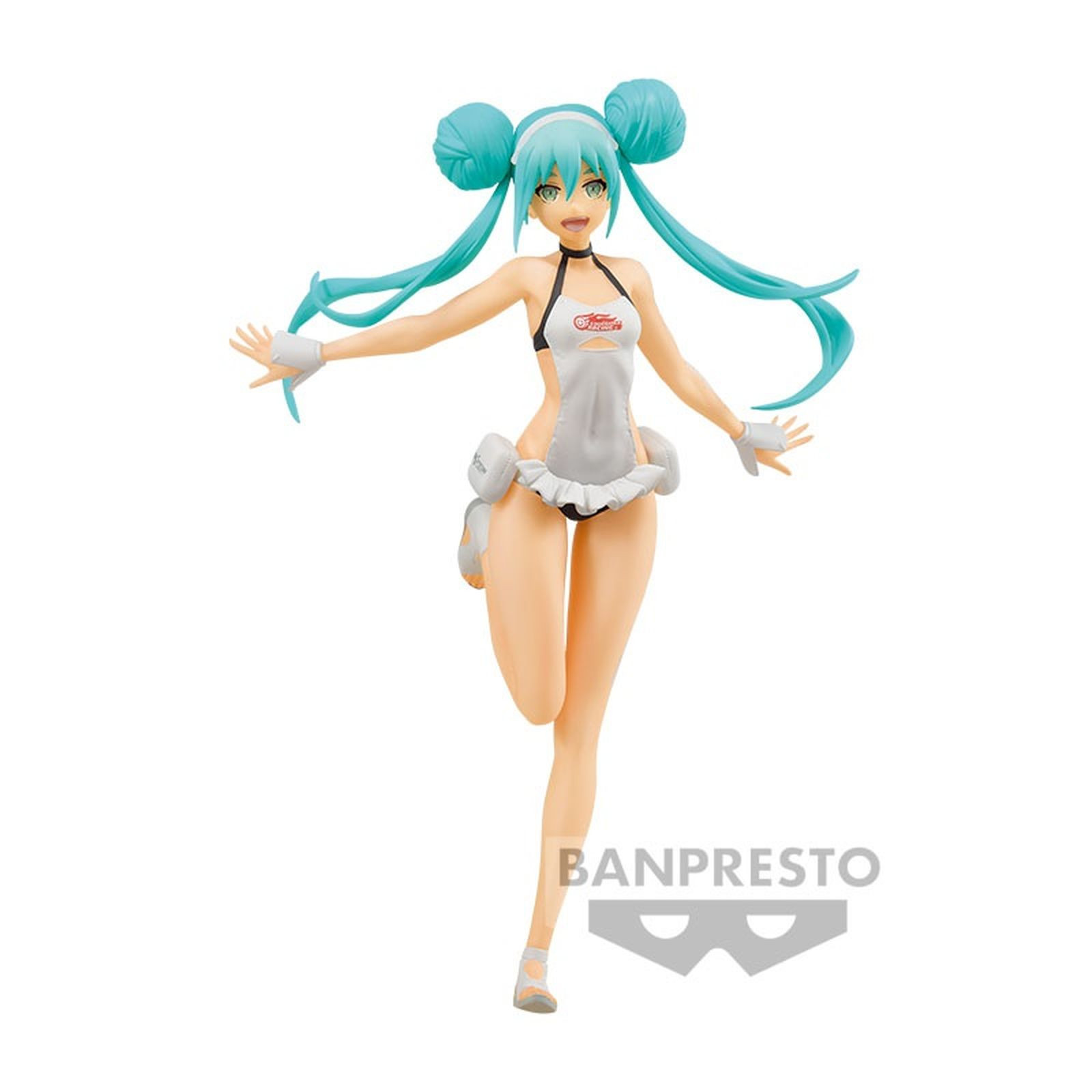 Figurine Hatsune Miku Racing Miku 2022 Par Banpresto - Tropical Maid 16 CM