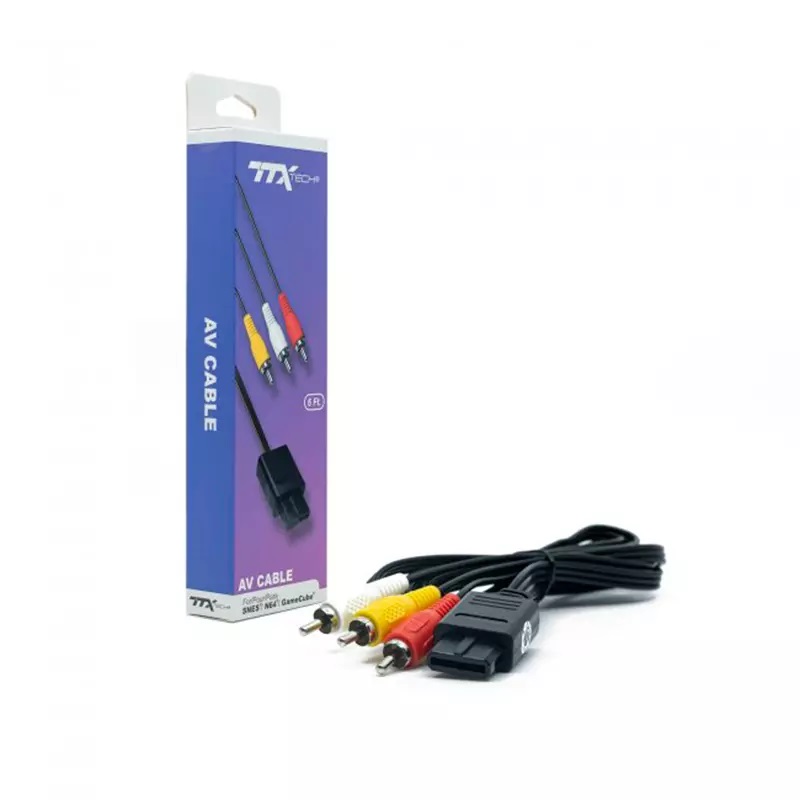 Cable AV Pour SNES / N64 / Gamecube Par TTX Tech