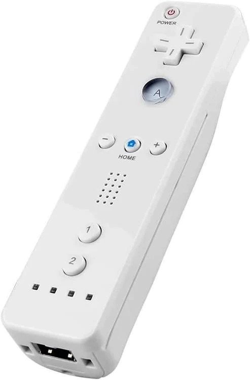 Manette Wiimote Plus Avec Build-In Motion 2 In 1 Pour Wii / Wii U Par Shiro - Blanche