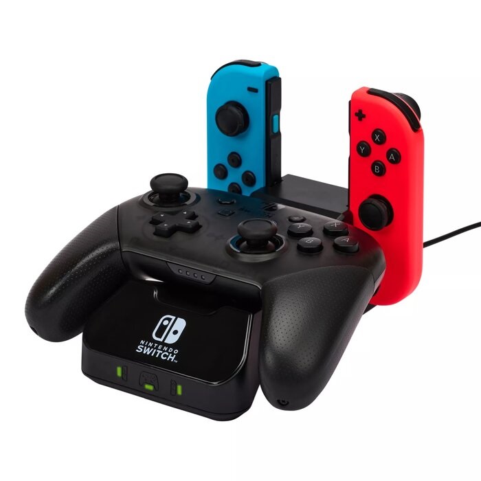 Station De Recharge Pour 2 Joy-Con Et 1 Pro Controller Nintendo Switch Par PowerA