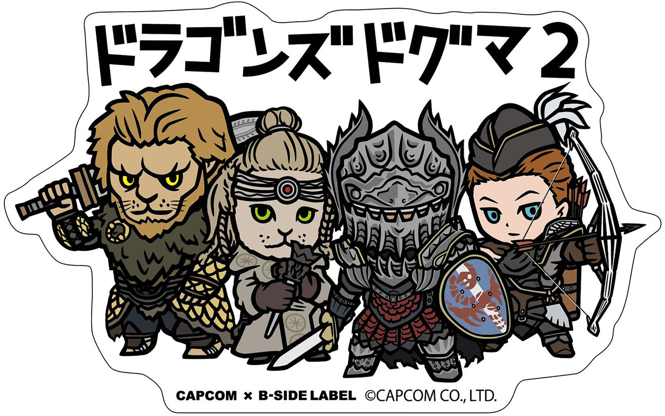 Autocollant CAPCOM x B-SIDE Sticker Dragon's Dogma Par Capcom