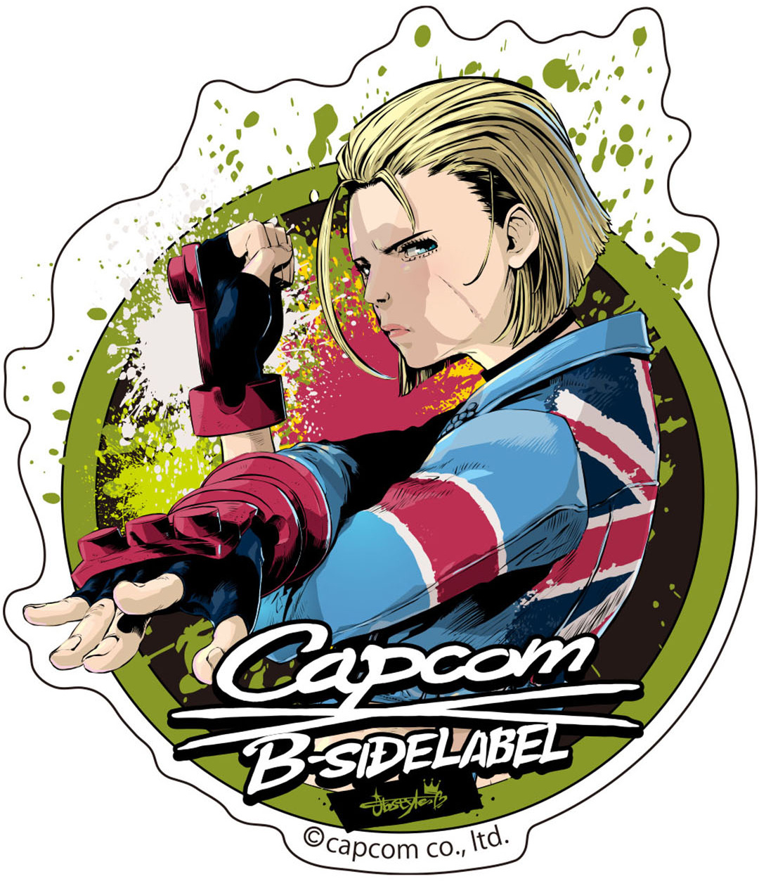 Autocollant CAPCOM x B-SIDE Sticker Street Fighter 6 Par Capcom - Cammy